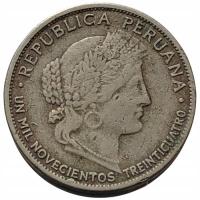 44690. Peru - 5 centavo - 1934r.