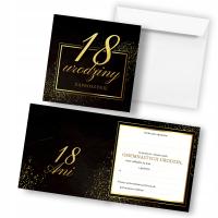 Приглашения На День Рождения 18 20 30 35 40 50 60 70 80 90 100 Black Royal