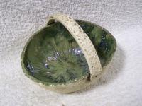 PIĘKNY CERAMICZNY KOSZ RĘCZNIE WYKONANY