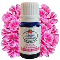OLEJEK ETERYCZNY GERANIOWY NATURALNY SPOŻYWCZY CELLULIT HORMONY ODPORNOŚĆ