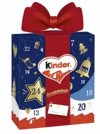 KALENDARZ ADWENTOWY KINDER MIKOŁAJ ŚWIĄET PREZENT 2025 BUENO COUNTRY BONS