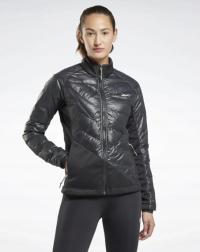 YX REEBOK CZARNA KURTKA DAMSKA NA ZAMEK Z LOGO XL 0A6B1 TŁA