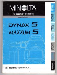 MINOLTA DYNAX 5 MAXXUM 5 INSTRUKCJA