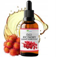 Olej rycynowy nierafinowany 100% naturalny na rzęsy brwi włosy 100ml