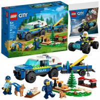 LEGO City 60369 Szkolenie Psów Policyjnych W Terenie + Policyjny łazik