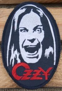 Ozzy Osbourne Naszywka Wyszywana Patch Twarz Black