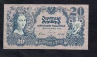 Банкнота Австрия -- 20 шиллингов -- 1945 год
