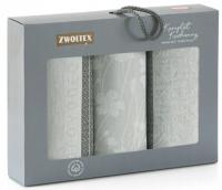 KOMPLET KUCHENNY ZESTAW 3 ŚCIEREK 50X70 NA PREZENT ZWOLTEX PROVENCE SZARY