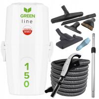 Пылесос центральный блок GREENLine 150 комплект для уборки