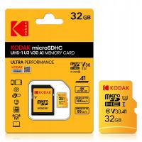 KODAK 32GB Micro SD Card Class 10 UHS-1 U3 V30 A1 TF Card for Car