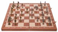 SQUARE-арабские шахматы-венге-металлические фигуры