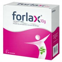 FORLAX 10 g lek na zaparcia 20 saszetek