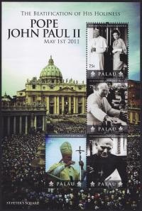 Palau 2011 ark 3046-49 ** Jan Paweł II Papież