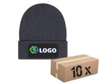 Czapka jesienna zimowa z własnym nadrukiem logo - Pakiet 10 czapek