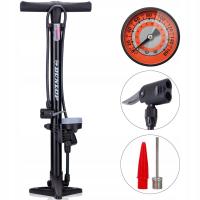 POMPKA ROWEROWA Z MANOMETREM 16bar PODŁOGOWA WARSZTATOWA SAMOCHODOWA DUNLOP