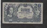 Банкнота Австрия -- 20 шиллингов -- 1945 год