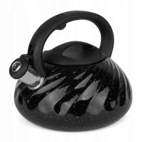 Чайник со свистком для газовой индукции черный стальной KonigHOFFER Gwen 3 л