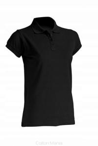 Женская рубашка поло Cotton Mania Black XL