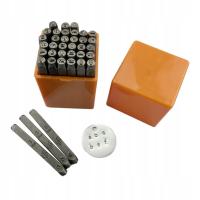 36x Stalowe cyfry Tłoczenie liter Metalowy stempel Puch Die Skórzane narzędzia rzemieślnicze