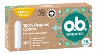 O.B. Organic Tampony Normal – 100% Cotton 16szt