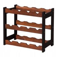 Винный шкаф деревянный стеллаж для хранения 12 бутылок полка