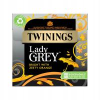 Twinings LADY GREY 80шт английский чай 200г