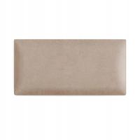 Panel ścienny 30 x 15 cm tapicerowany 3D Wezgłowie beżowe