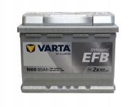 Akumulator 60 Ah VARTA EFB N60 560500064 Start-Stop