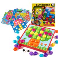 Mozaika edukacyjna z guzikami 57el.