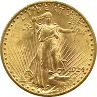 USA, Gaudens, 20 dolarów 1924, Filadelfia