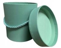 FLOWERBOX pudełko na KWIATY PREZENTY ozdobne Tiffany kolor flower box 12cm