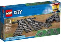 Klocki LEGO City Zwrotnice Kolejowe Tory Pociąg (60238)