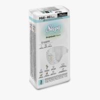 Sleepy Bio Natural Premium Plus+ Midi 46 szt pieluchy dla dzieci 4–9 kg