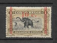 Congo belg. xx S868 fauna słoń MNH VF