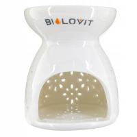 Ceramiczny Kominek Zapachowy do Olejków Eterycznych Biały Bilovit