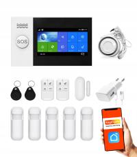 Bezprzewodowy alarm GSM WiFi zestaw SMS TUYA APP