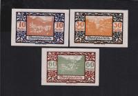 KOLEKCJA AUSTRIA -- BADGASTEIN -- 1920 rok, 3 sztuki, (N384)