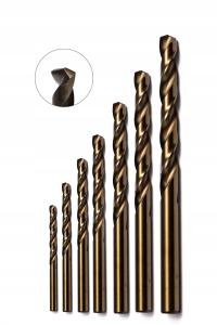 Wiertła Wiertło do metalu Stali NIERDZEWNEJ DIN338 Zestaw 7 sztuk do Nitów