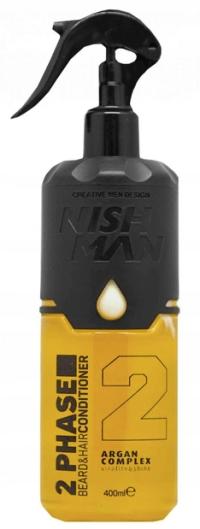 Odżywka 2-Fazowa do włosów i brody NISHMAN ARGAN COMPLEX 400ml