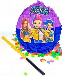 Piniata Kpop Demon Hunters (Średnica 30 cm) na urodziny + GRATISY