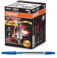 Osram żarówka H4 Night Breaker Laser +200% +150m 60/55 W 64193NB200 GRATIS