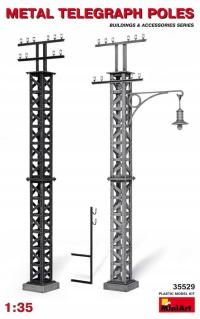 MINIART 35529 1:35 METAL TELEGRAPH POLES