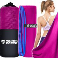 DUŻY RĘCZNIK PLAŻOWY SZYBKOSCHNĄCY Z MIKROFIBRY NA SIŁOWNIĘ 180x100cm BASEN