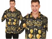 Koszula Sylwestrowa z Długim Rękawem HAPPY NEW YEAR Sylwester Nowy Rok