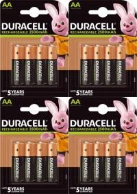 4× 4x AKUMULATORKI baterie DURACELL R6 AA 2500 mAh NAJWYŻSZA POJEMNOŚĆ