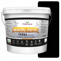 FARBA LATEKSOWA ŚCIENNA PLAMOODPORNA Czarna, Czarny 2,5L PONTECK - RAL 9005