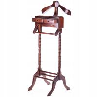 ДВОРЕЦКИЙ ДЛЯ ОДЕЖДЫ ДЕРЕВЯННАЯ ВЕШАЛКА, ДВОРЕЦКИЙ КОРИЧНЕВЫЙ