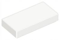 LEGO элемент-плитка Плитка 1x2 белый / белый 3069b 5PCS новый