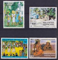 POLINEZJA FRANCUSKA** Mi 414-7 Malarstwo