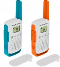 MOTOROLA T42 TALKABOUT | 2 krótkofalówki w zestawie | walkie-talkie * BIAŁE